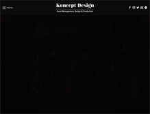 Tablet Screenshot of konceptdesign.org